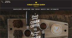 Desktop Screenshot of cubancoffeequeen.com